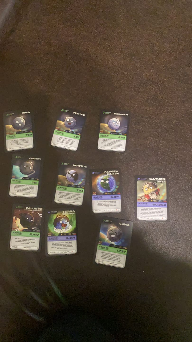 Customer photo review of SolarCards Booster Pack 🚀