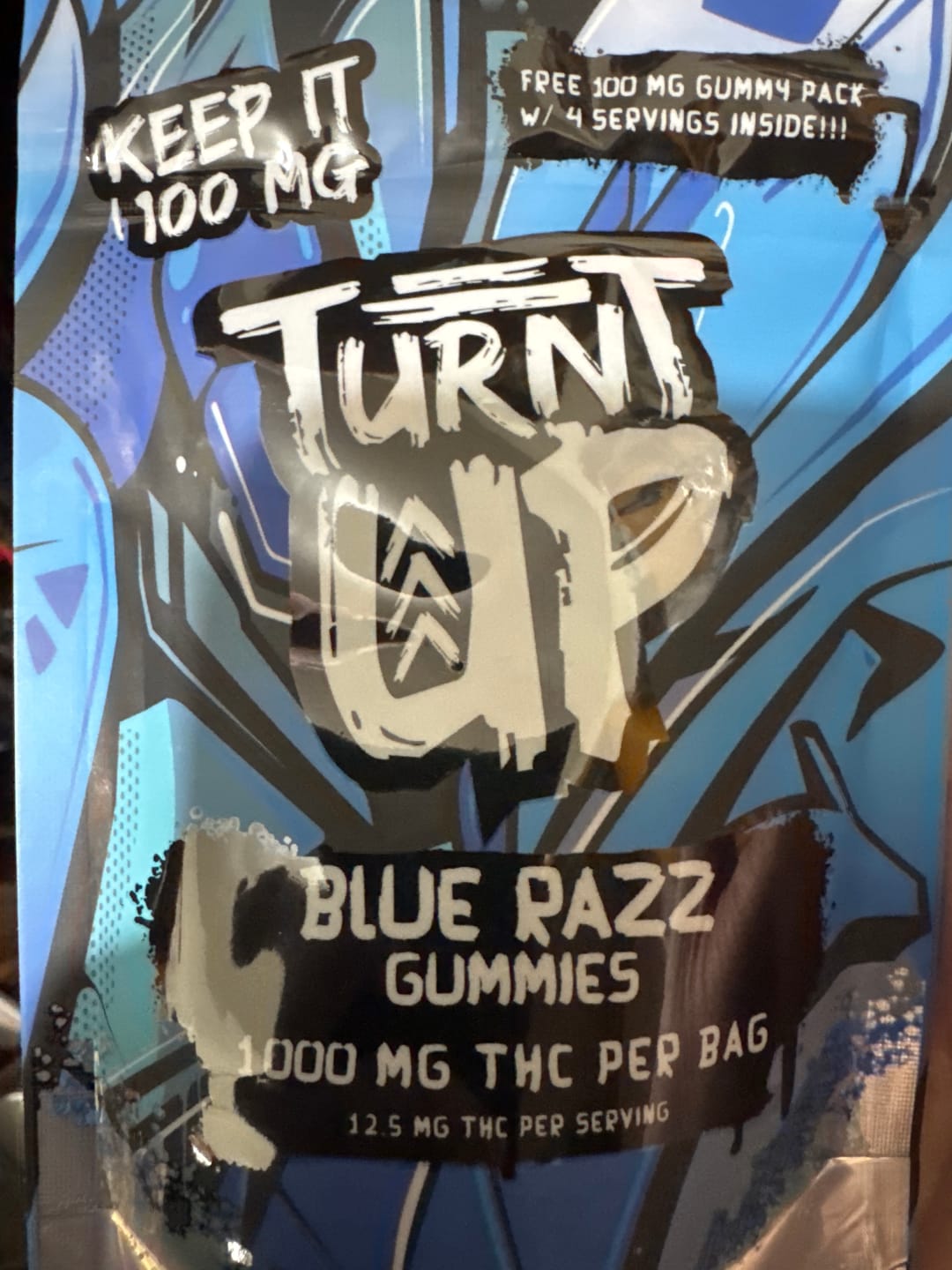 Customer photo review of Gummies - Blue Razz 10pk