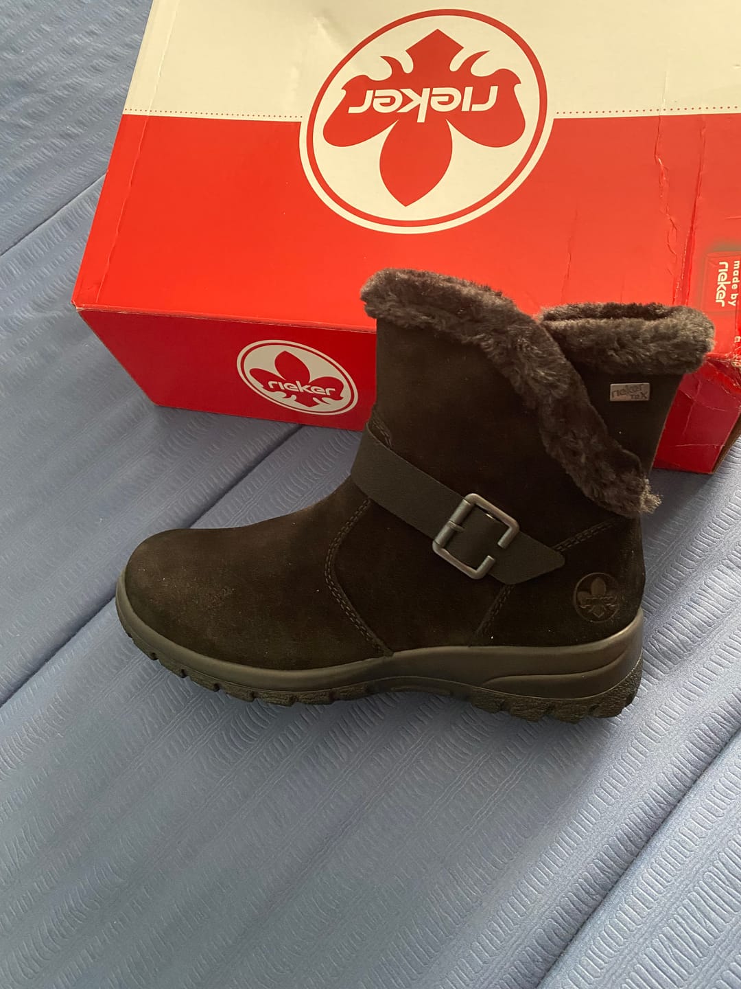 Customer photo review of Ghete Dama Piele Naturala Rieker RIEK L7179