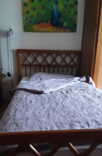 Customer photo review of Ashes of Roses Linen Duvet Cover Set