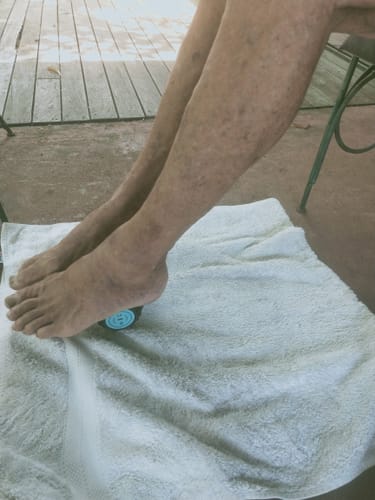 Customer photo review of Portable Vibrating Massage Roller - Vibit ROLL