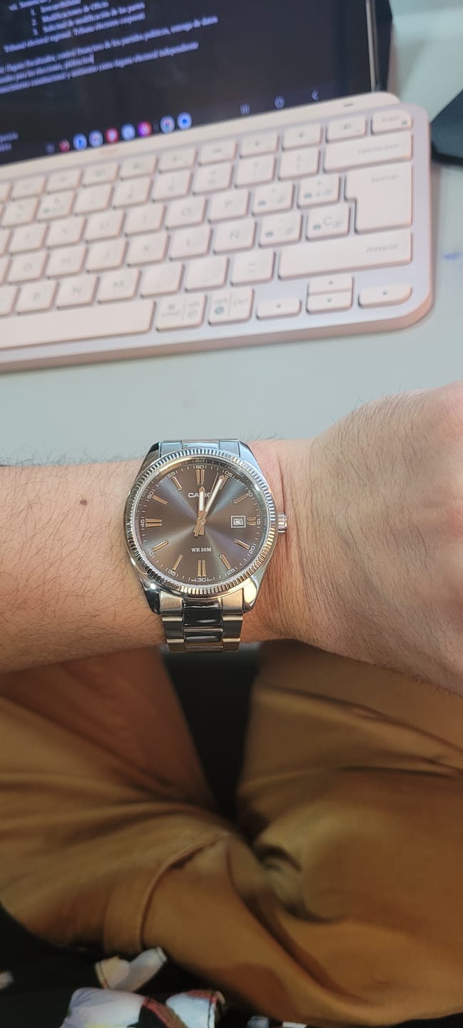 Customer photo review of Reloj Casio Análogo MTP-1302D-1A1V Negro 38,5mm