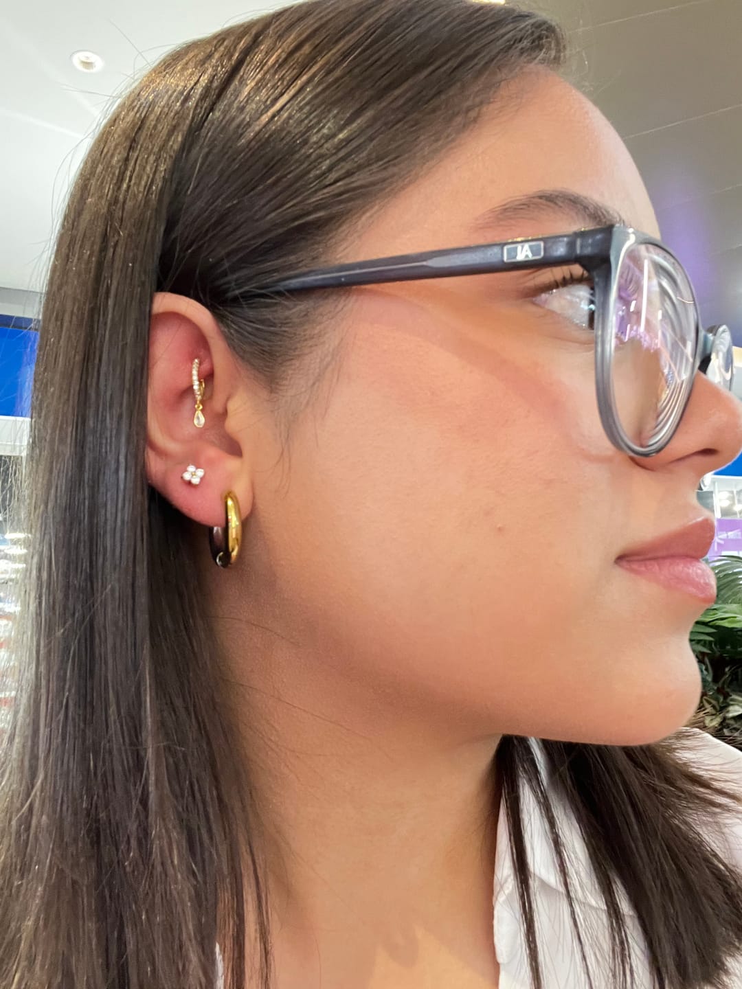 Customer photo review of Aretes Primera Perforacion Acero Inoxidable
