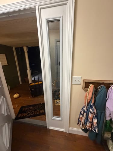 Customer photo review of Full Sidelite Frame Kit