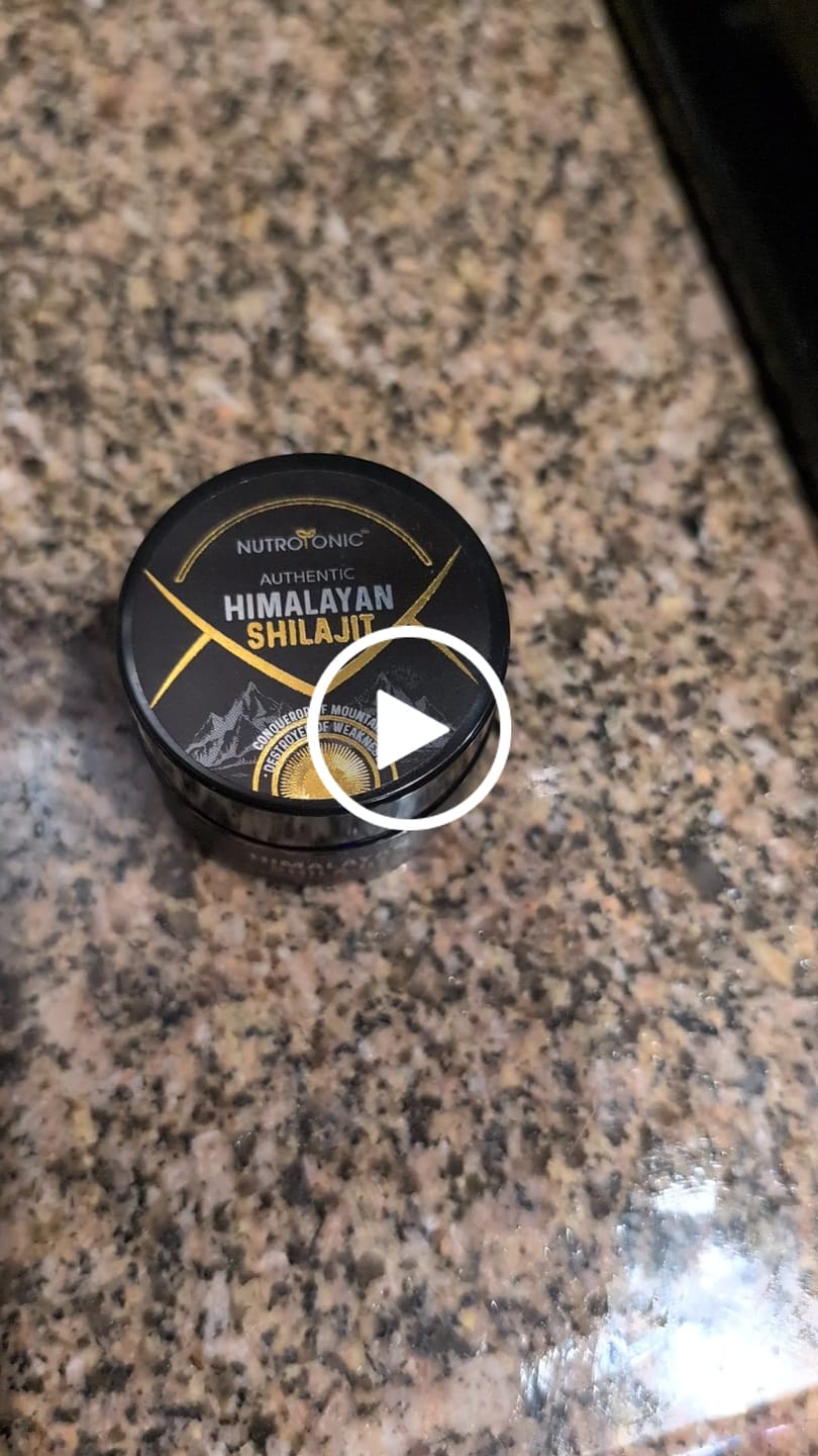 Customer video review of Authentic Himalayan Shilajit® Resin