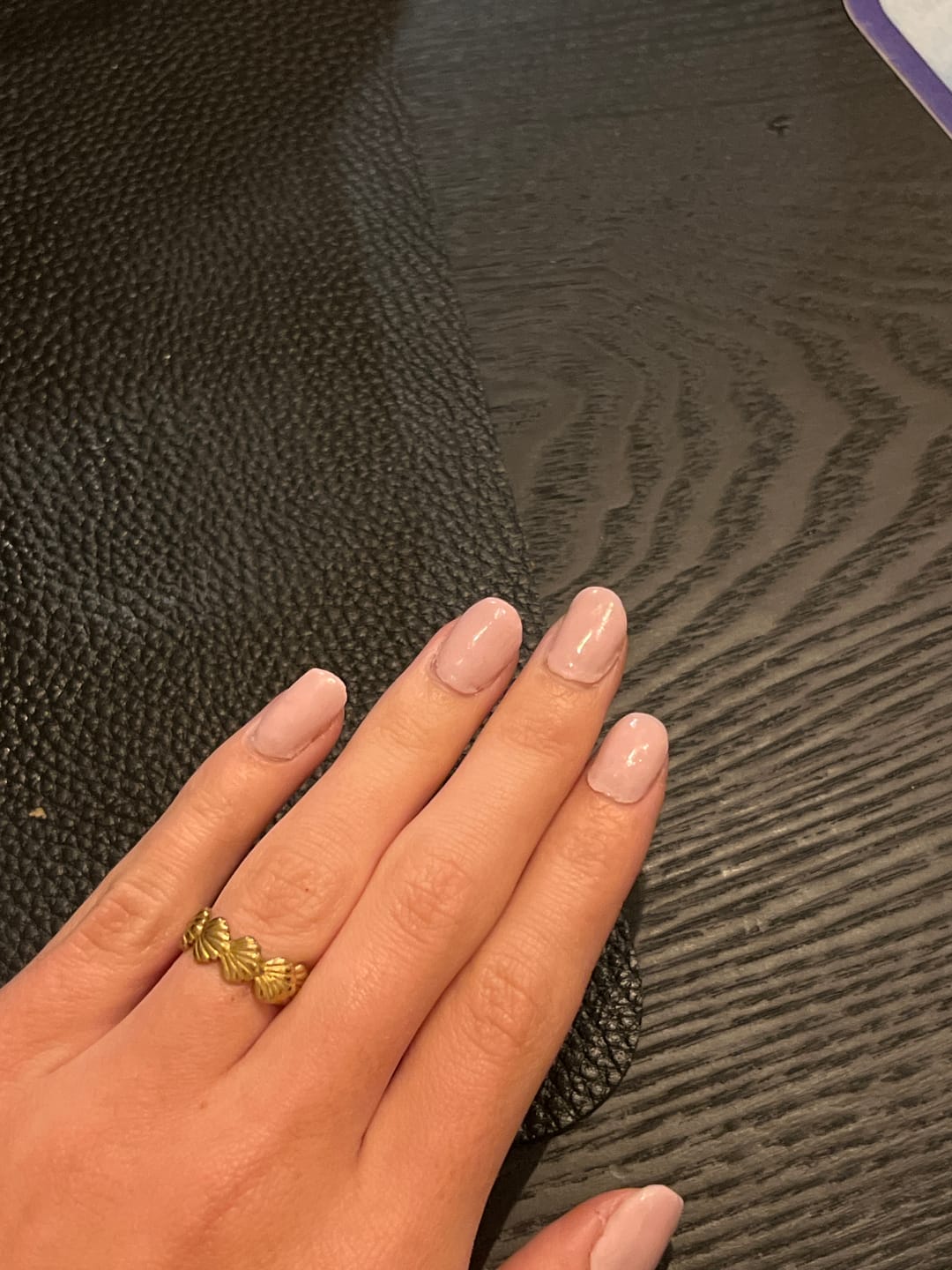Customer photo review of Baby Pink Dipping Powder