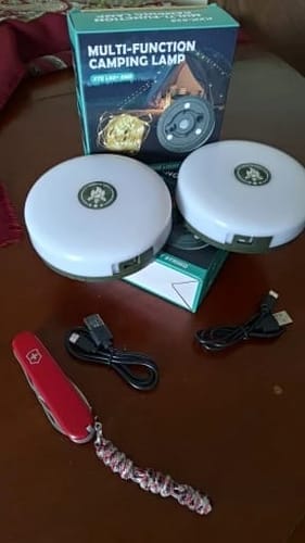 Customer photo review of GlowBuddy™ | Ultimate 4-in-1 Camping Utility Lamp