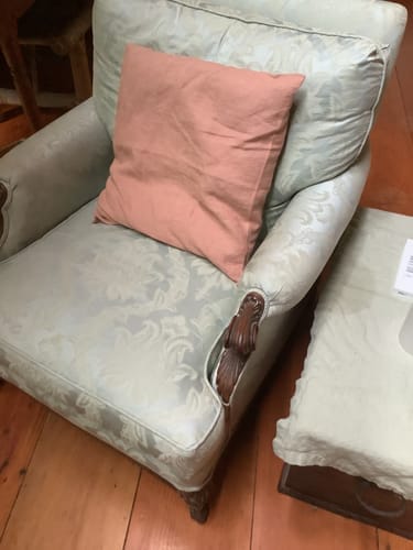 Customer photo review of Cafe Creme Linen Cushion Cover