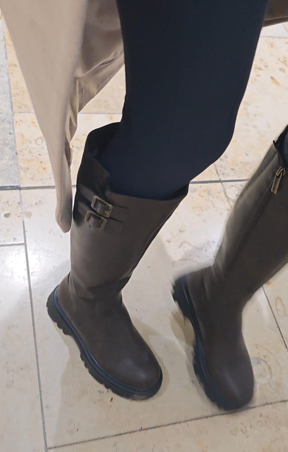Customer photo review of Bram Knee High Boots