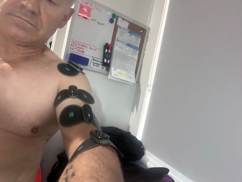 Customer photo review of Vibit Full Body Relief Bundle