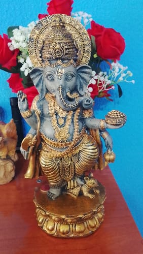 Customer photo review of Figura Espiritual Ganesha Grande || Abundancia - Protección Divina