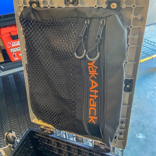 Customer photo review of YakAttack BlackPak Pocket - GridLoc Storage Bag