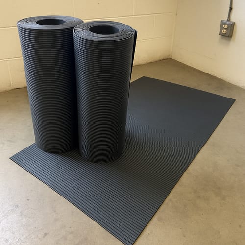 Customer photo review of Ribbed Non-Slip PVC And Electrical Insulation Matting Rolls