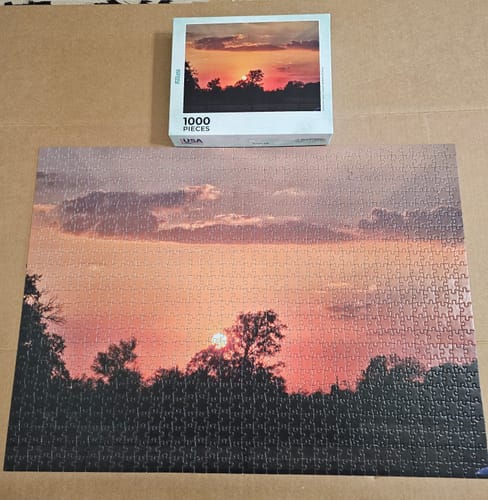 Customer photo review of 1000 Piece Custom Puzzle | Personalized Custom 1000 Piece Puzzle