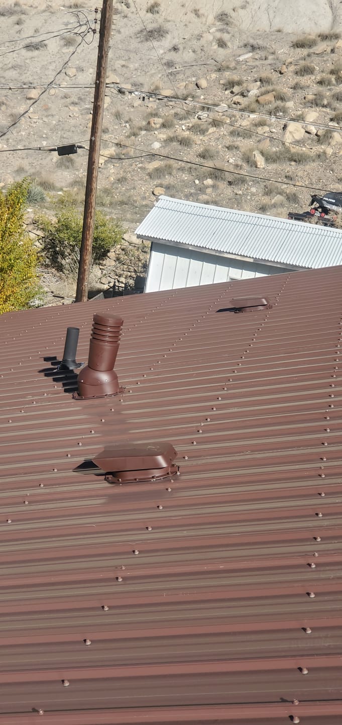 Customer photo review of Kitchen, Bathroom and Dryer Roof Exhaust Vent - Ivent ECO – Metal Rib Profile ¾ inch