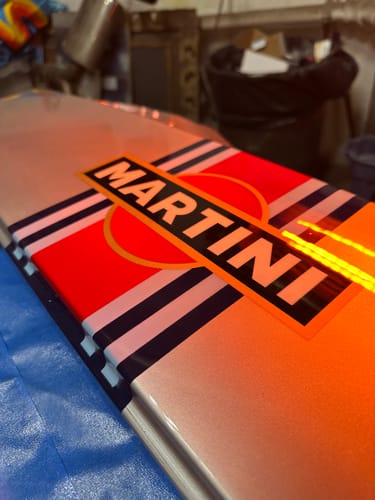 Customer photo review of Porsche Gulf Blue 328 | OEMatch Spray Can