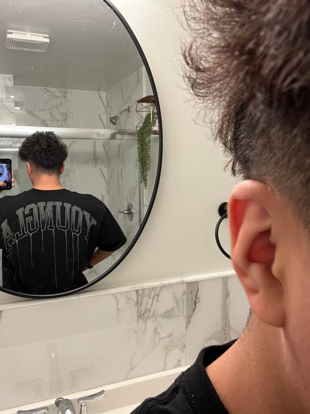 Customer photo review of W428 - Drip Oversized Tee