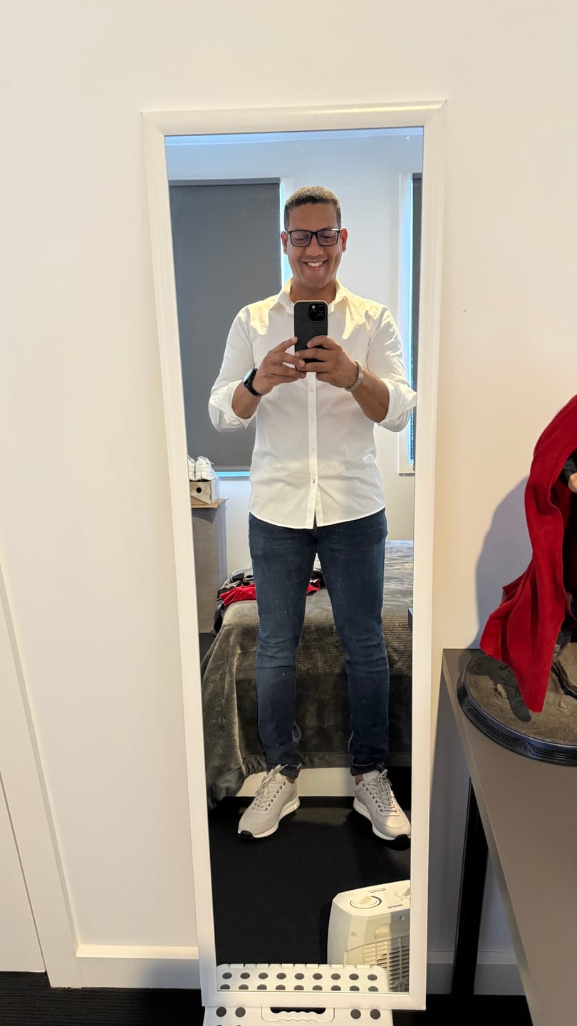 Customer photo review of Dark Blue Skinny Fit Jeans