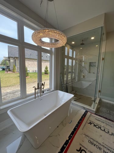 Customer photo review of Crystal Halo Round LED Chandelier