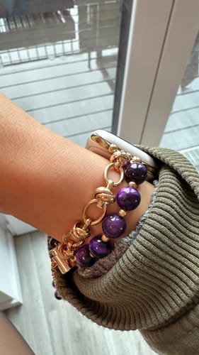 Customer photo review of Apple Watch Metallarmband "Perl"