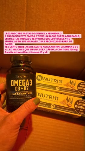 Customer photo review of Omega 3 + D3 + K2 with Astaxanthin