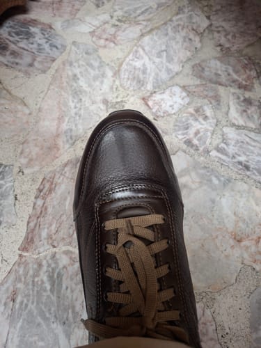 Customer photo review of Tenis de Piel Artesanales Hombre Toronto - Shedrón