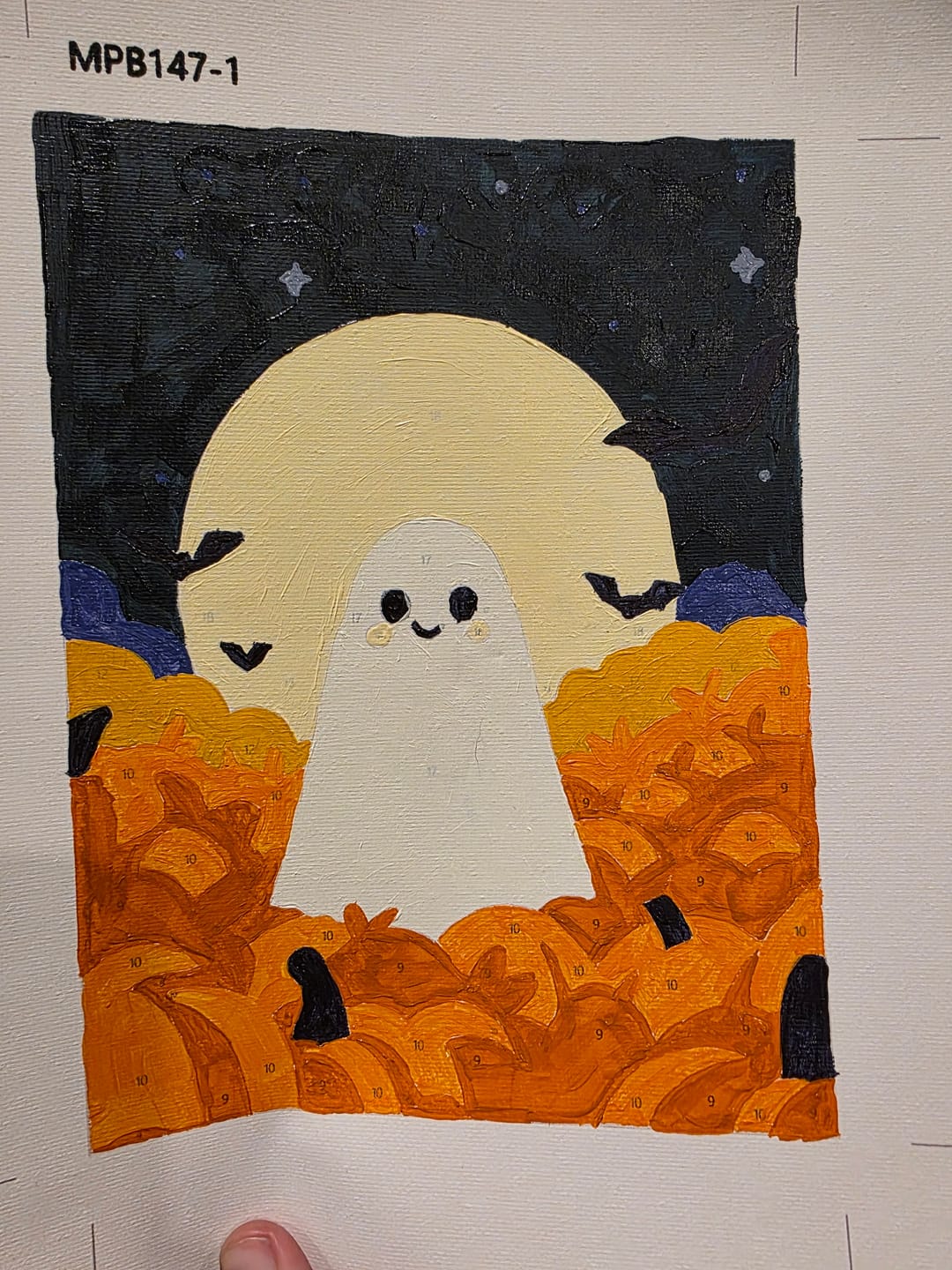 Customer photo review of 6 Mini Paintings - Spooky Autumn Set
