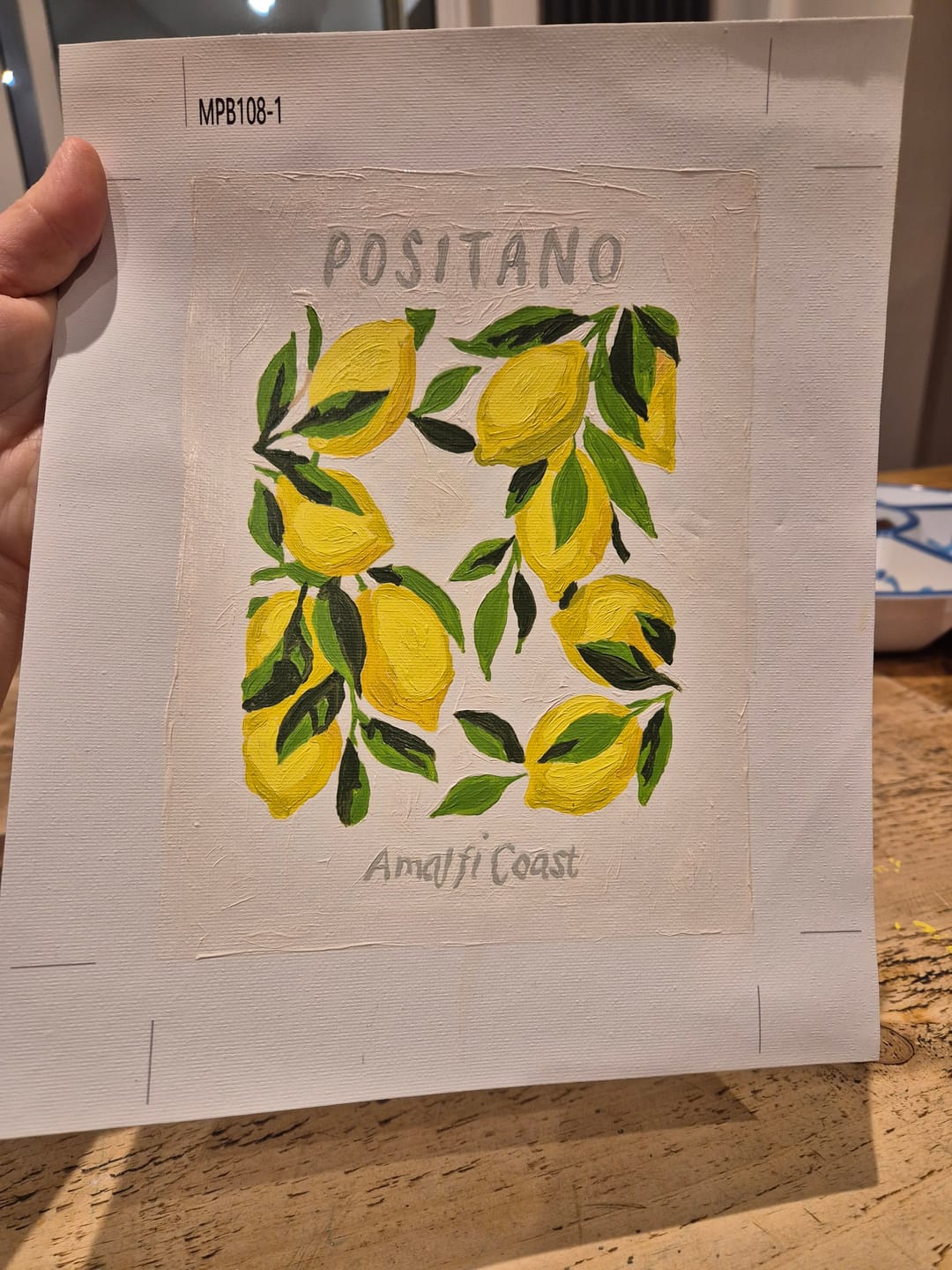 Customer photo review of 6 Mini Paintings - Italian Fruit & Drinks Set