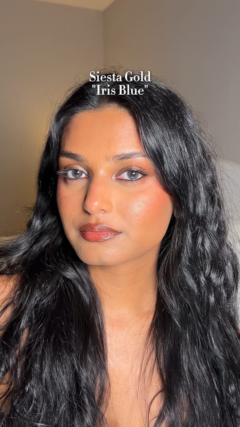 Customer photo review of Iris Blue