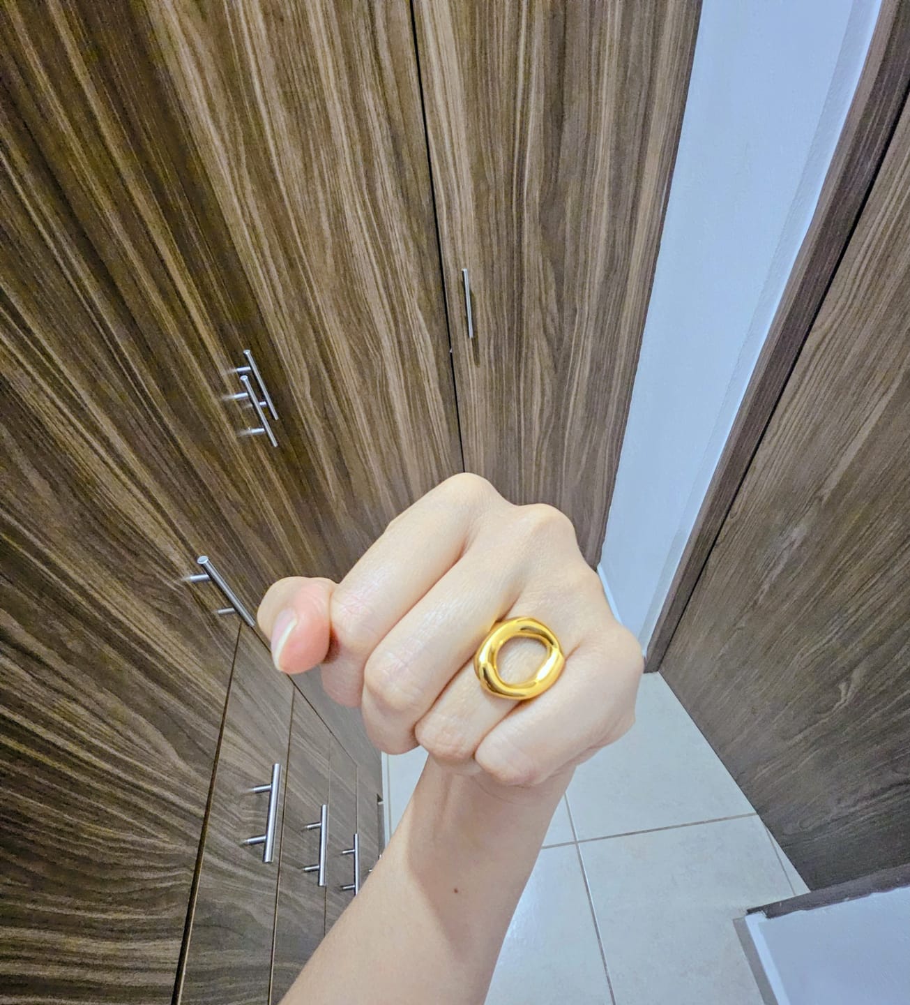 Customer photo review of Anillo Rust Mini