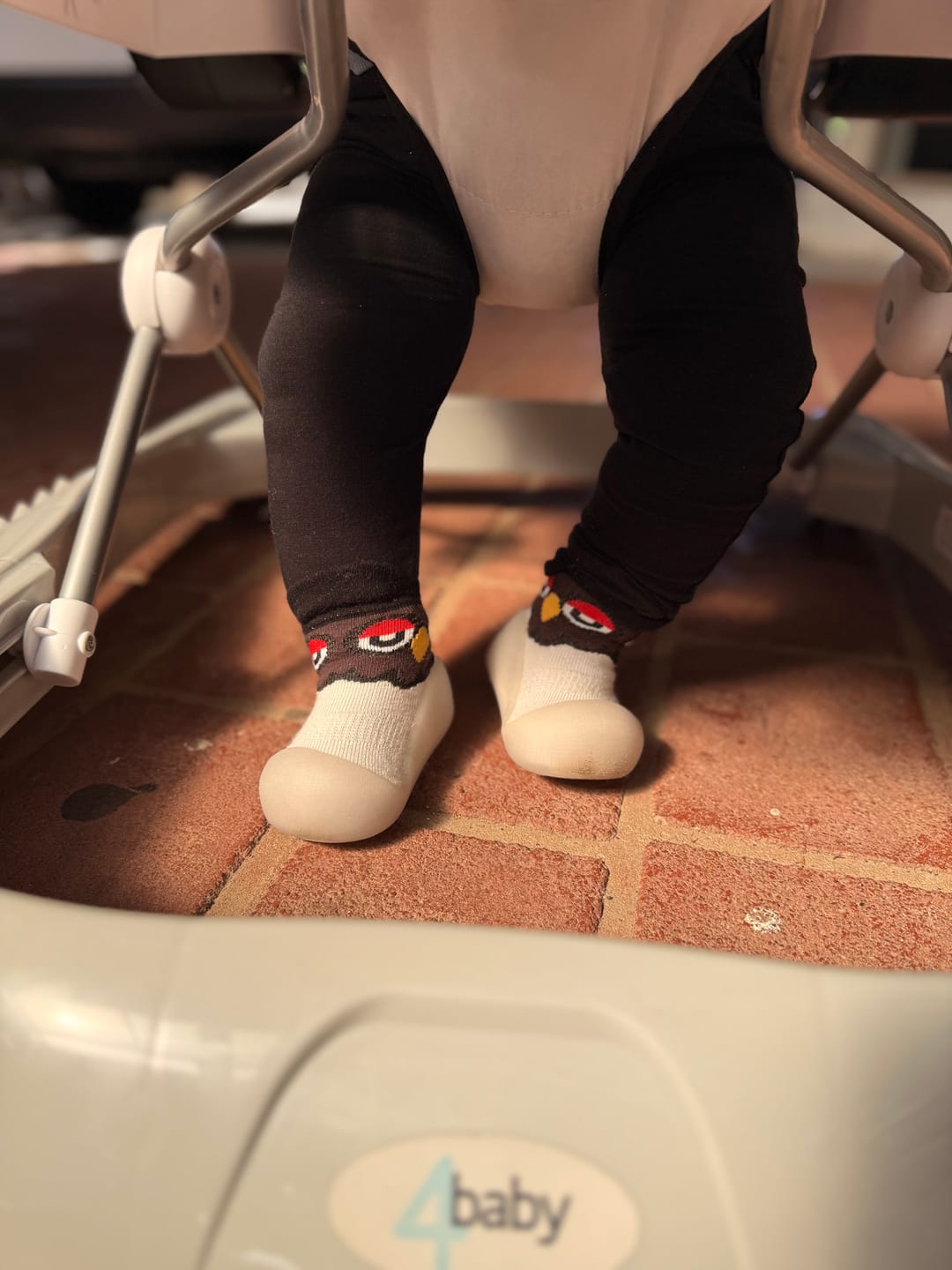 Customer photo review of Grey Owl Pre-walker Baby Shoes