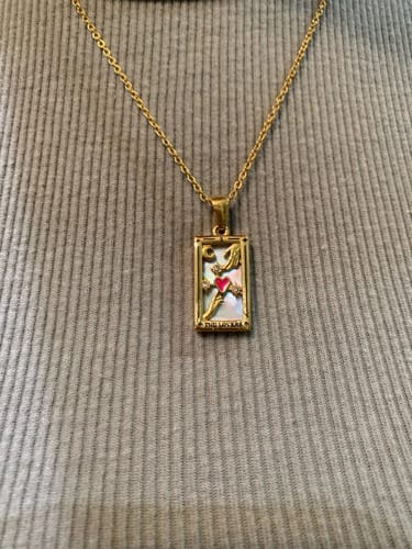 Customer photo review of Aura Tarot Necklace