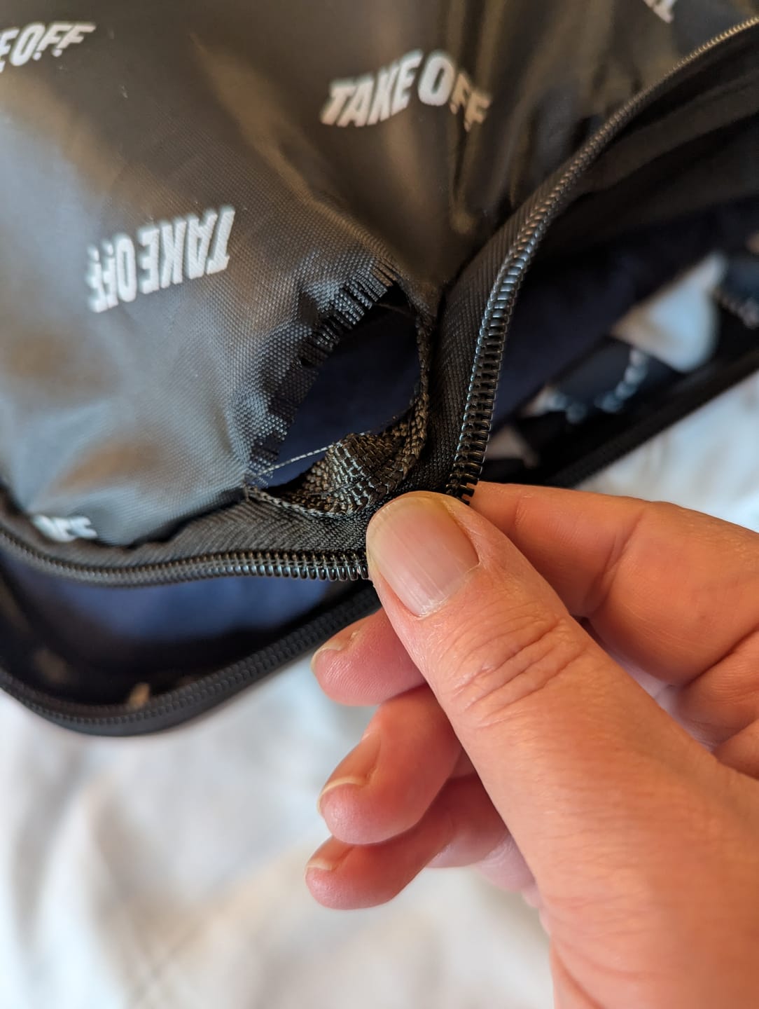 Customer photo review of Personal Item Suitcase 2.0 - EXPANDABLE