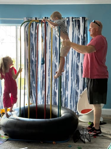 Customer photo review of Jungle Jumparoo w/ Rope Swing