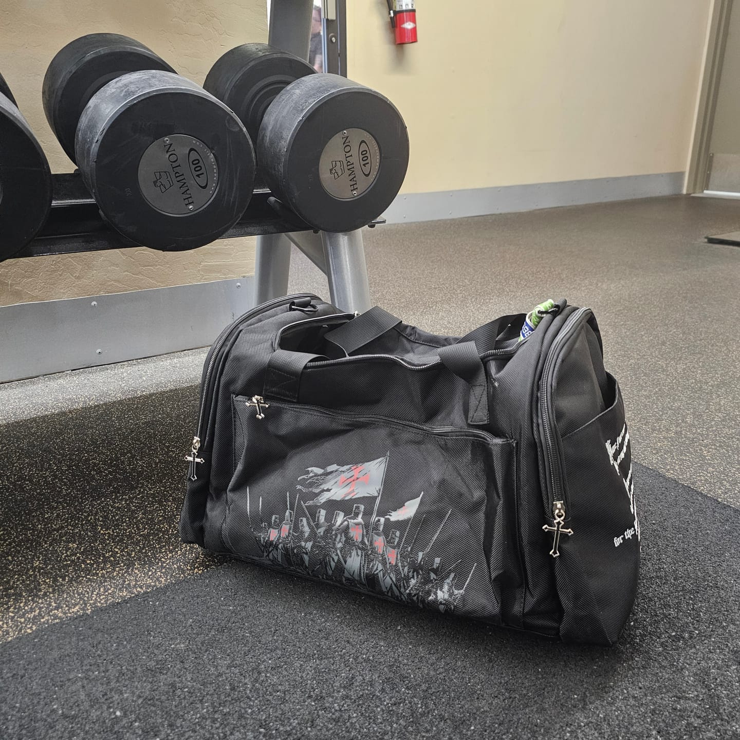 Customer photo review of Crusader Duffle Bag