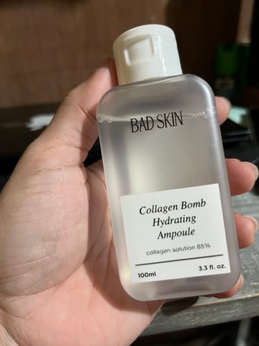 Customer photo review of Bad Skin™ Korean Collagen Bomb Hydrating Ampoule