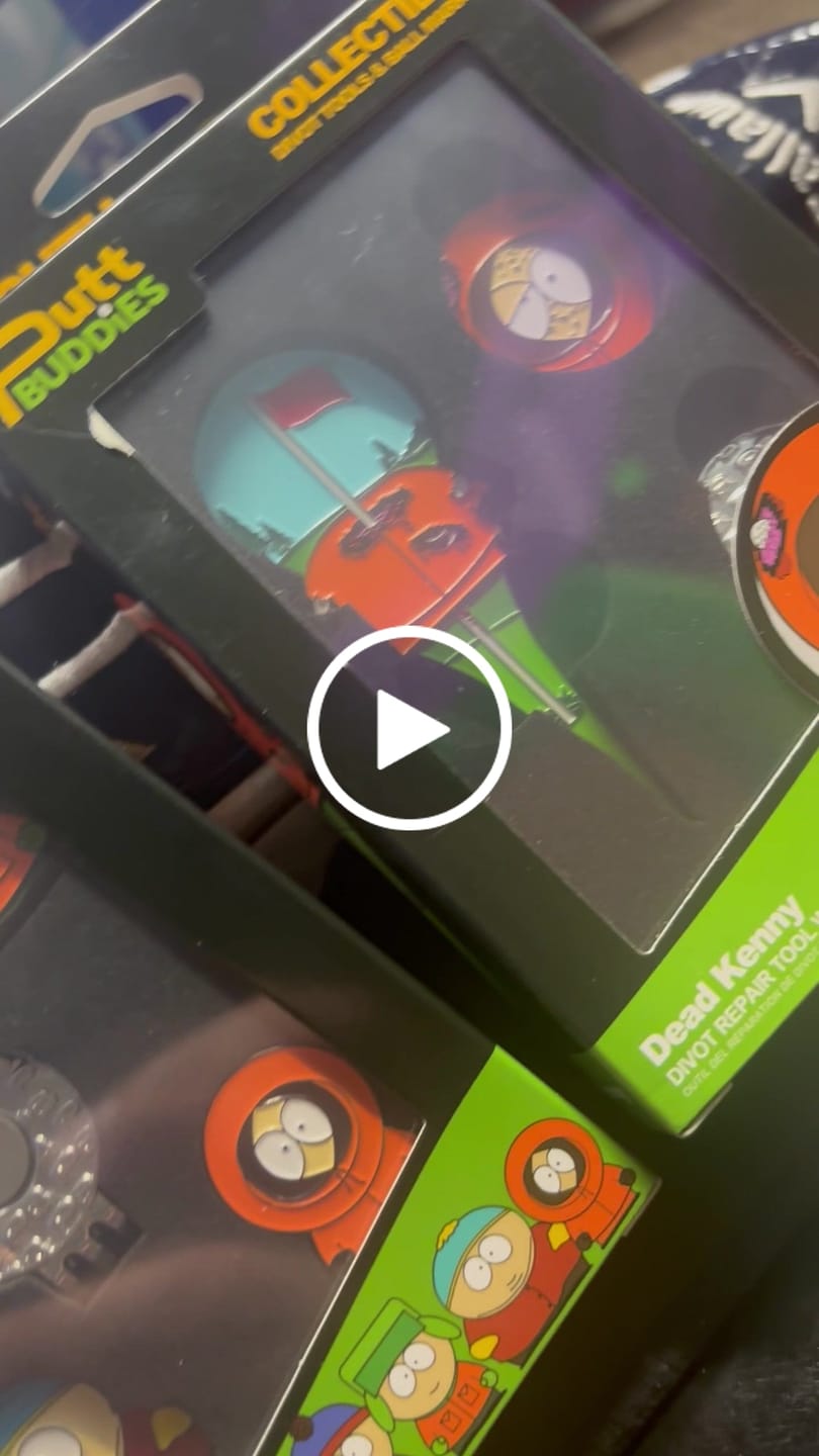 Customer video review of Classic South Park - 4 Piece Ball Marker Set w/ hat clip (Stan, Kyle, Kenny, Cartman)