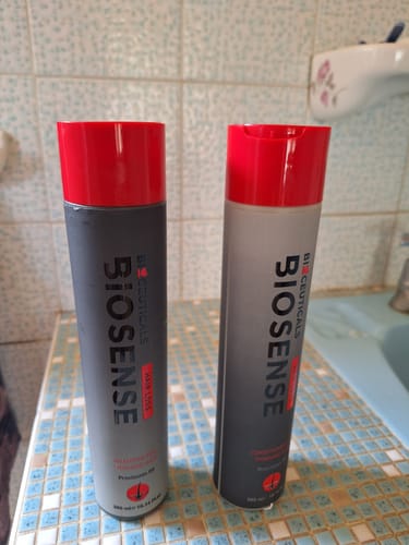 Customer photo review of Biosense Bioceuticals Anti Hair Loss Shampoo 300ml - Thinning Hair Treatment