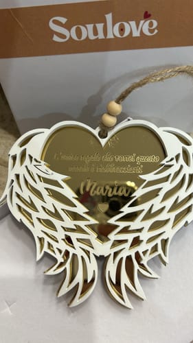 Customer photo review of Angelo del mio Cuore ・Pallina di Natale Personalizzate