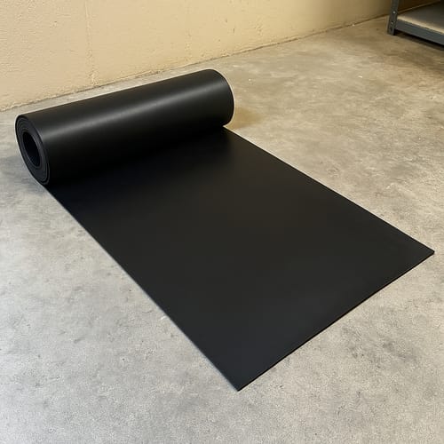 Customer photo review of 2mm Natural Rubber Sheet – BS1154 Grade, 1.4m Wide, 2mm Thick | High Tensile Strength, 40° Shore A, Water & Abrasion Resistant