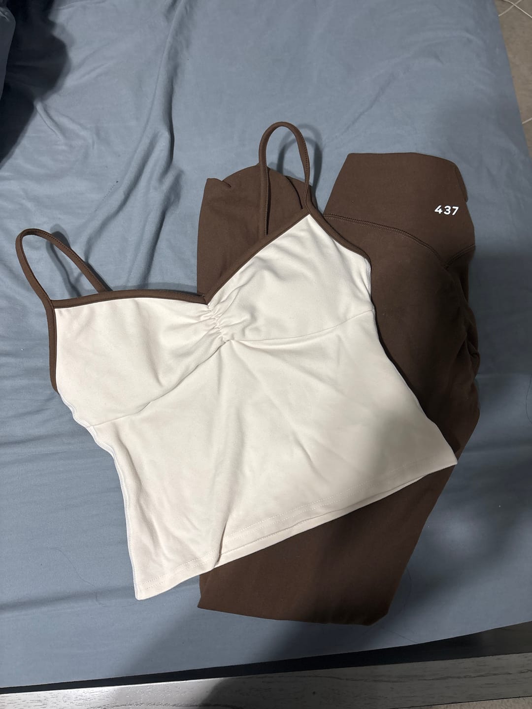 Customer photo review of The Ballet Tank / Cream-Teddy