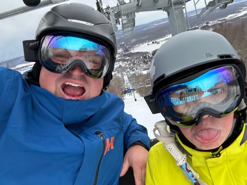 Customer photo review of REKKIE Smart Snow Goggles - International Version (NEW)