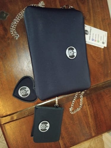 Customer photo review of Pochette catena in acciaio