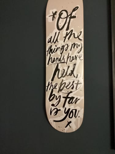 Customer photo review of BEST BY FAR SKATEBOARD
