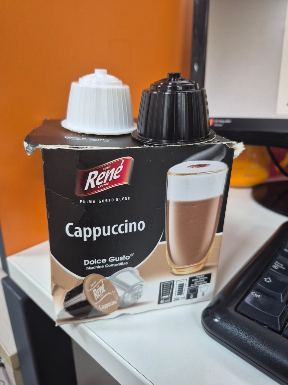 Customer photo review of Cappuccino - Cápsula Dolce Gusto compatible 16 Cáps.