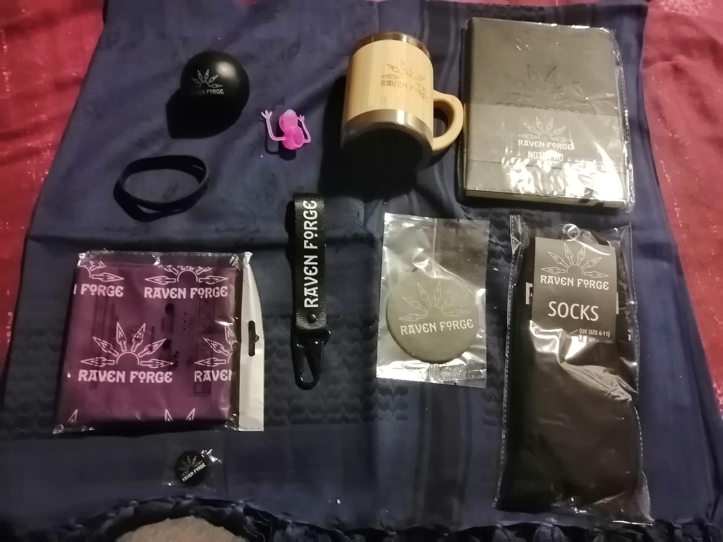 Customer photo review of Raven Forge Merch Bag