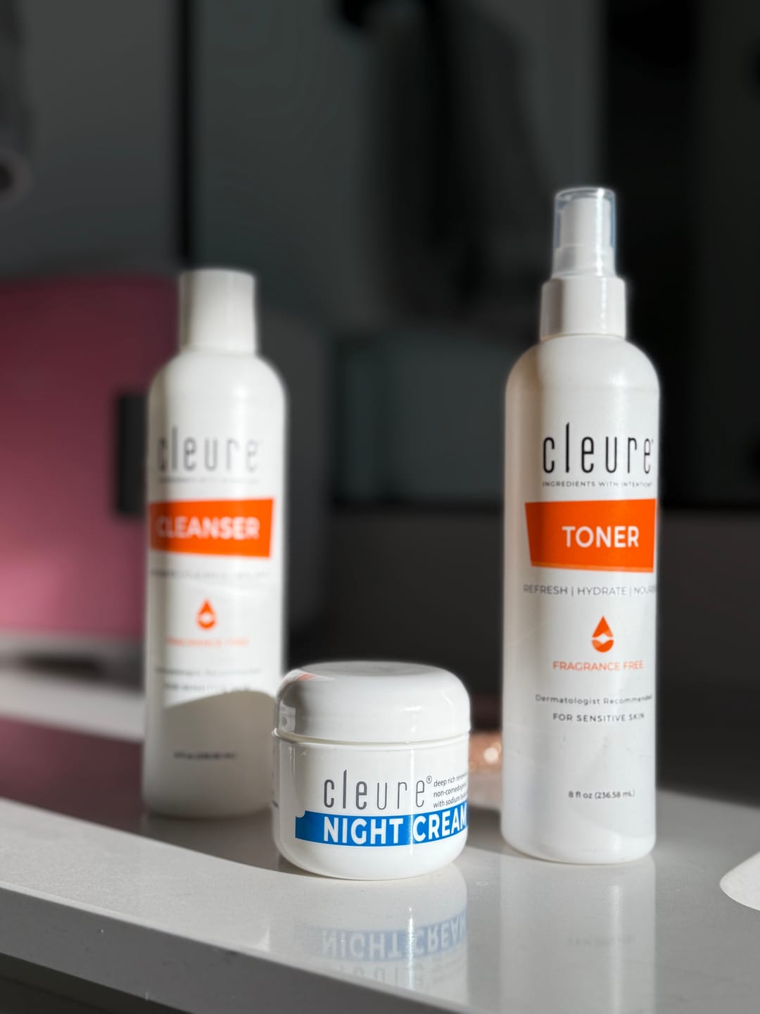 Customer photo review of Night Cream: Anti-Aging for Sensitive Skin