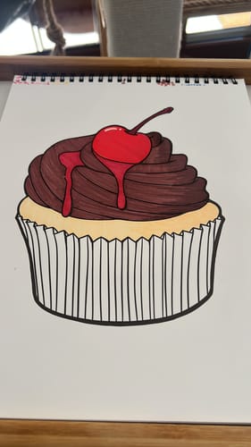 Customer photo review of Ohuhu - Libro para Colorear Enjoy The Sweet Moment