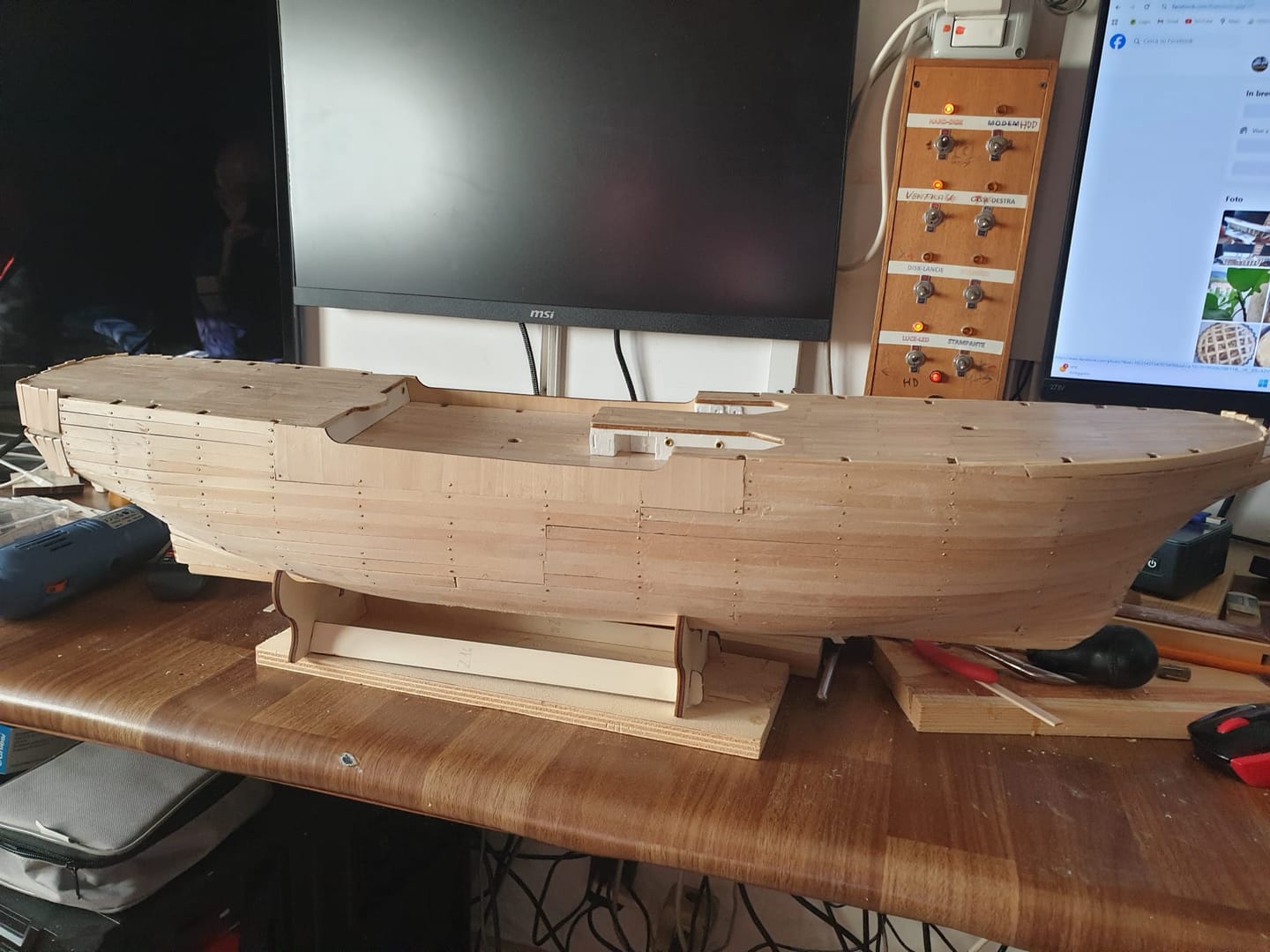Customer photo review of Maqueta Barco Amerigo Vespucci