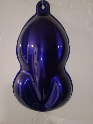 Customer photo review of Indiglo Moon Painted Sample (Black Ground Coat)